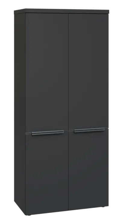 SIN 5 - 84D kancelářská skříň, 4-dveřová, 1820x800x400, antracit